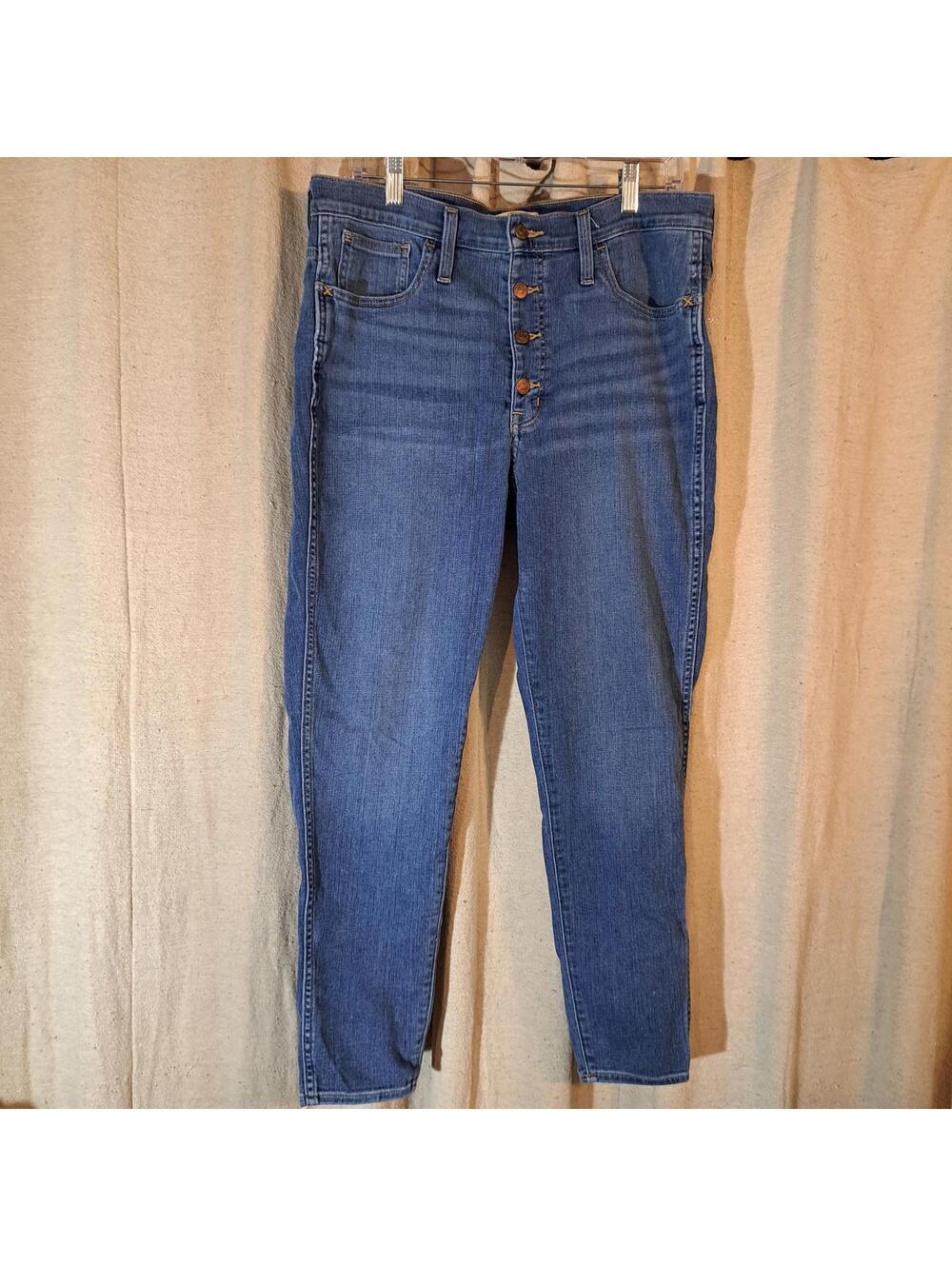 Madewell 10" Roadtripper High-Rise Skinny Jeans Size 31